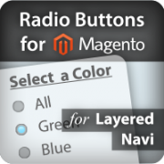 Radio Buttons for Magento Layered Navigation