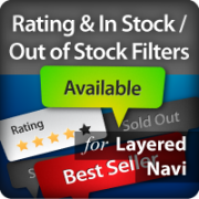 Rating and In Stock / Out Of Stock Filters for Layered Navigation