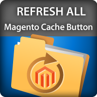 Refresh all Magento Cache Button
