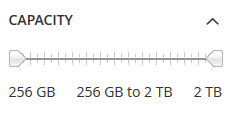 Capacity Slider