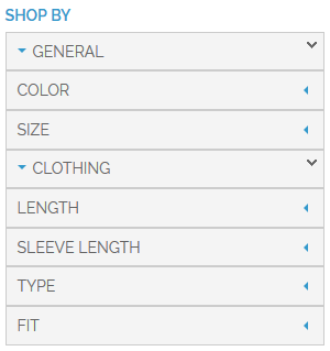 Filter Options With 'Show Less'