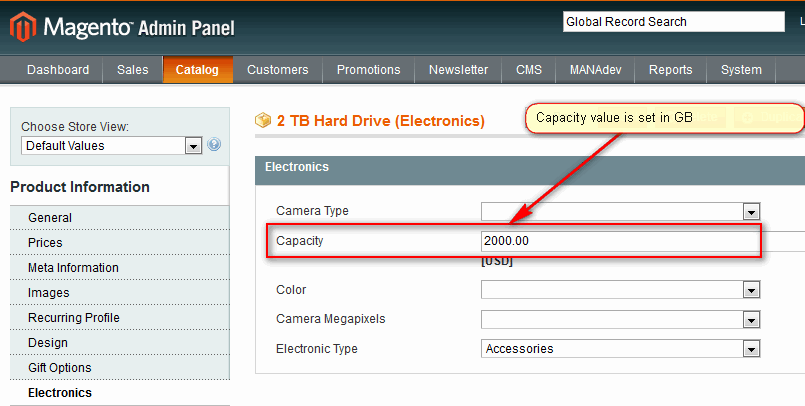 Configure Product For Slider