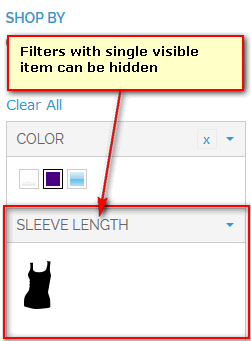 Hide Filters With Single Visible Item