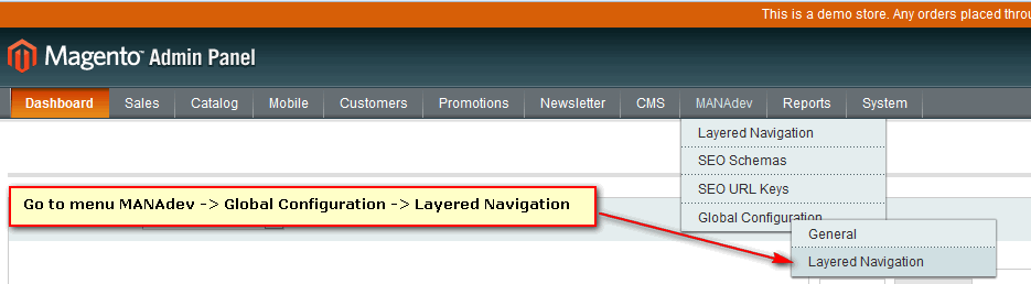 SEO Layered Navigation Global Configuration