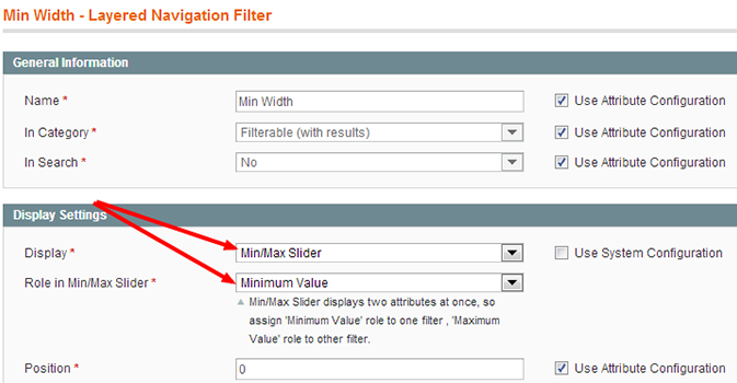 Setting Minimum Role Playing Attribute For Magento Layered Navigation 2 Attribute Slider