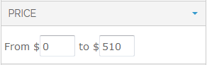 Price Filter Display As Range Inputs