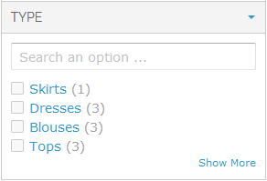 Show Option Search