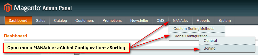 Open Sorting Configuration